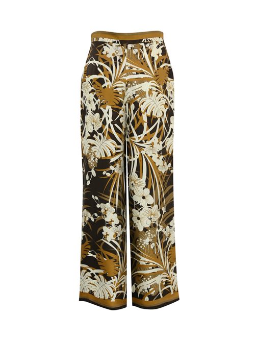 Pantalone Brest in seta con stampa MAX MARA STUDIO | 2516131042600003